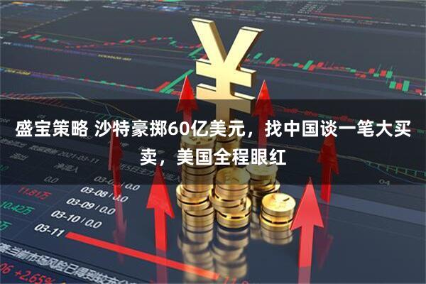 盛宝策略 沙特豪掷60亿美元，找中国谈一笔大买卖，美国全程眼红